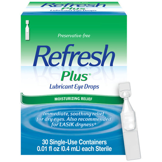 Refresh Plus Lubricant\nEye Drops Preservative-Free Artificial Tears