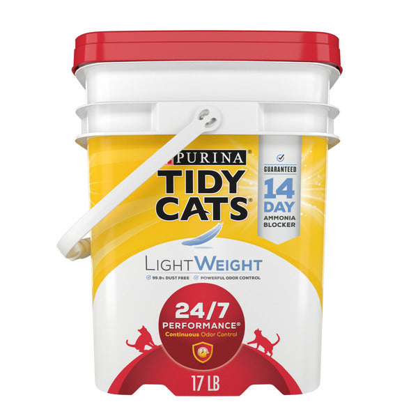 Purina Tidy Cats Light Weight, Low Dust, Clumping Cat Litter 24/7 Performance Multi Cat Litter