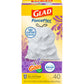 Glad ForceFlex Tall Kitchen Trash Bags, 13 Gallon, Gain Lavender with Febreze