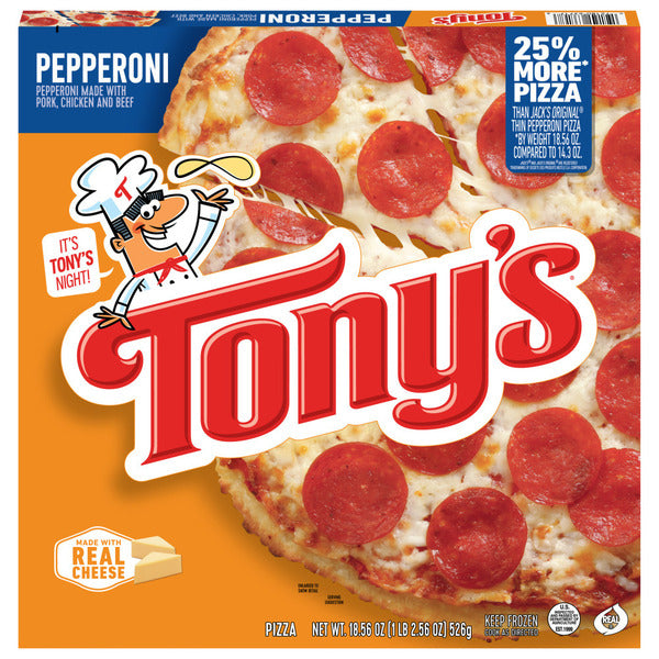 Tony's Pizzeria Style Crust Pepperoni Pizza