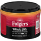 Folgers Black Silk Ground Coffee, Dark Roast