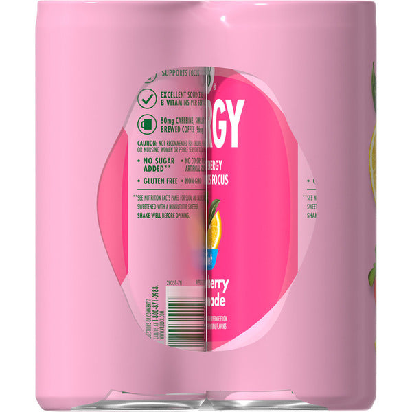 V8 Energy Diet Strawberry Lemonade Juice Energy Drink