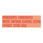 Zevia Soda, Zero Sugar, Peaches and Cream