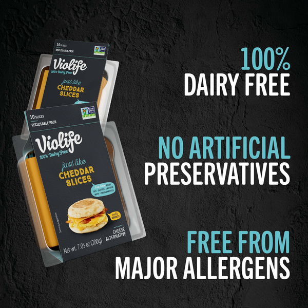 Violife Just Like Cheddar Slices, Dairy-Free Vegan