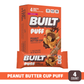 BUILT Protein Snack Bar Puff, Peanut Butter Cup, 4 Count Box