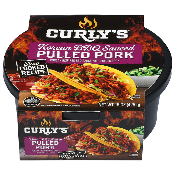 Curly's Korean BBQ Sauced Pulled Pork