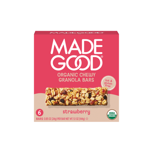 MadeGood Strawberry Granola Bars 6pk