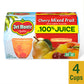 Del Monte Cherry Mixed Fruit in Cherry Flavored 100% Juice Plastic Fruit Cup Snacks