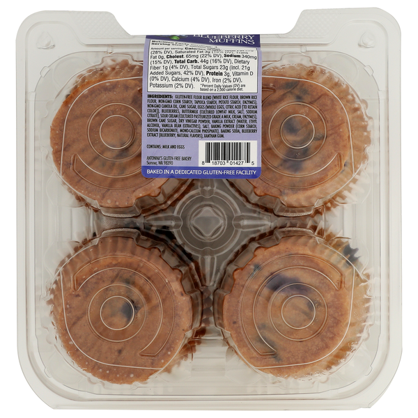 Antonina's Gluten-free Bakery Gluten-Free Blueberry Muffins