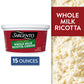Sargento Natural Whole Milk Ricotta Cheese