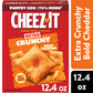 Cheez-It Extra Crunchy Bold Cheddar Cheese Crackers, Baked Snack Crackers, 12.4 oz