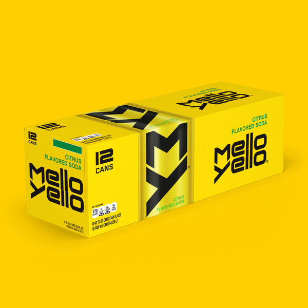 Mello Yello Citrus Flavored Soda Soft Drinks