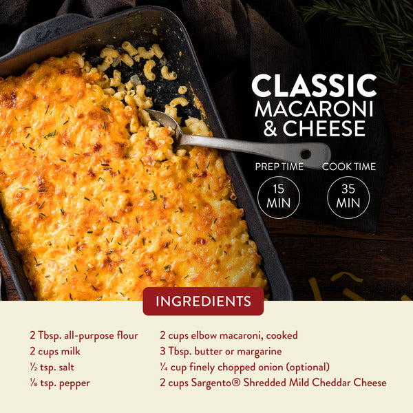 Sargento Natural Mild Cheddar Shredded Cheese, Traditional Cut, 16 oz