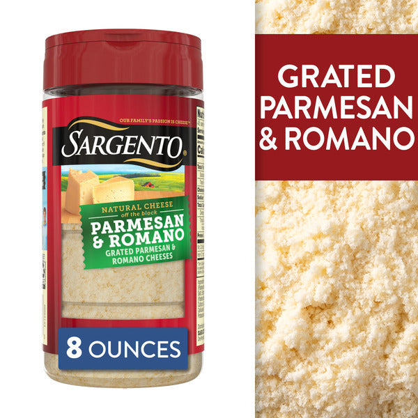 Sargento Natural Parmesan & Romano Grated Cheese