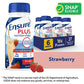 Ensure Plus Nutrition Shake Strawberry Ready-to-Drink Bottles