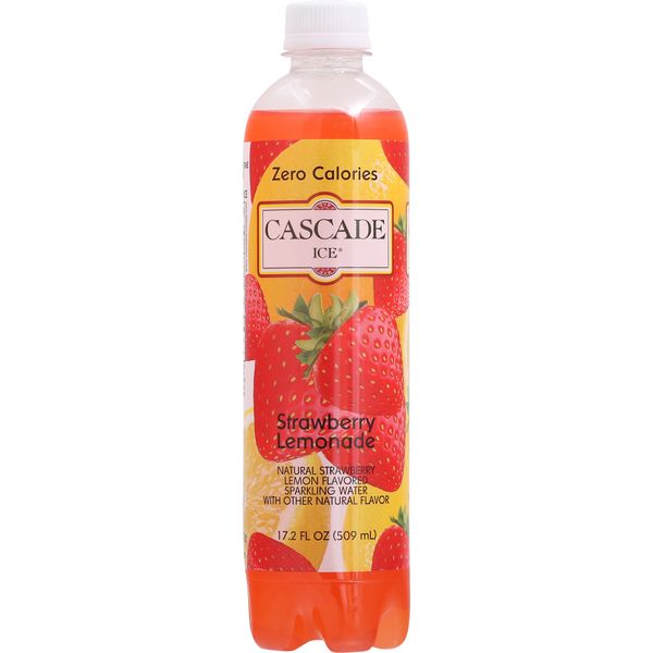 Cascade Ice Sparkling Water, Strawberry Lemonade