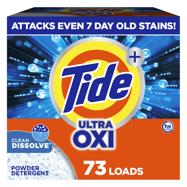 Tide Ultra Oxi Powder Laundry Detergent, 73 Loads