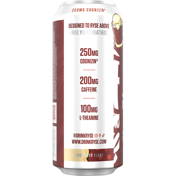 RYSE Zero Sugar Root Beer Float Energy Drink