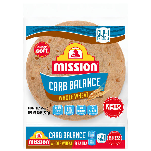 Mission Carb Balance Whole Wheat Fajita Tortillas