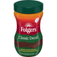 Folgers Classic Decaf Instant Coffee