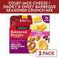 Sargento Balanced Breaks® Cheese + Crunch Mix Colby-Jack Natural Cheese and Smoky & Sweet BBQ Seasoned Snack Mix of Pretzels, Roasted Cashews, Corn Sticks, Corn Kernels, Toasted Bread Chips, Snack, 3-Pack