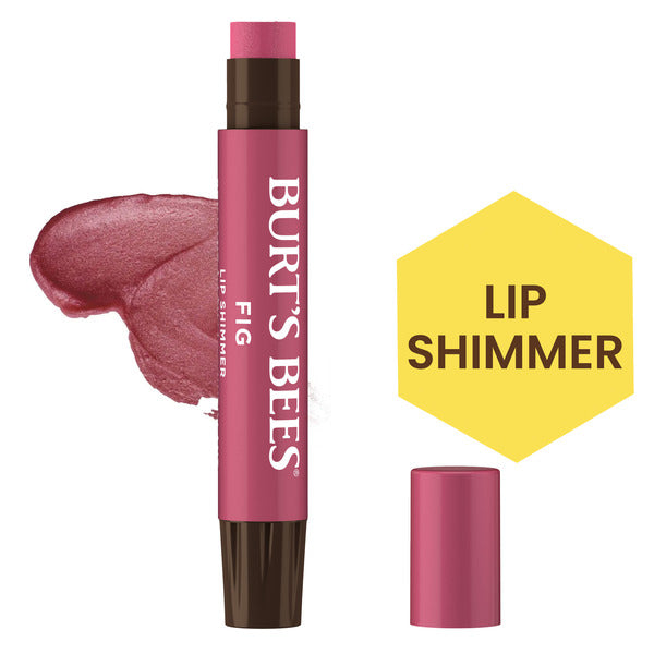 Burt's Bees Lip Shimmer Fig; Warm, Luminescent Color; Instant Moisture; 100% Natural Origin