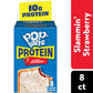 Pop-Tarts Protein Slammin' Strawberry Toaster Pastries, 10g Protein, 8 Count