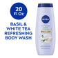 NIVEA Body Wash Basil And White Tea With Nourishing Serum