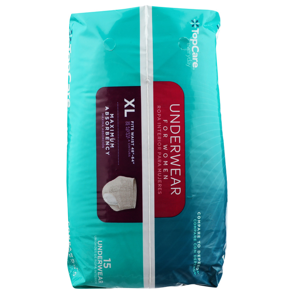 TopCare X-Large Maximum Absorbency Underwear For Women