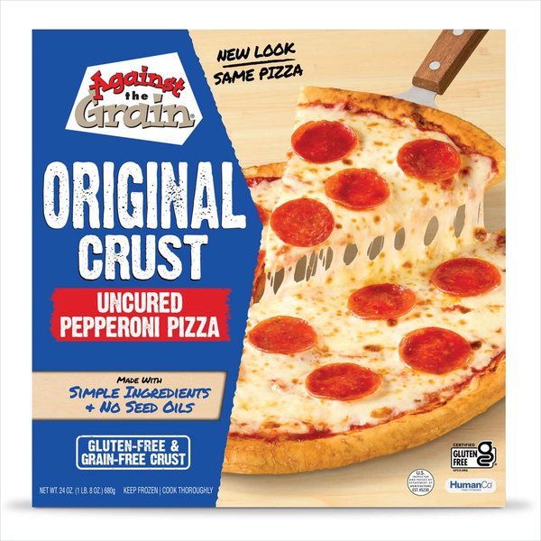 Against The Grain Gluten & Grain Free Uncured Pepperoni Pizza, Family Size