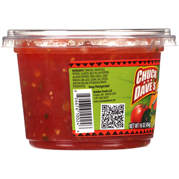 Chuck and Dave's Salsa, Premium, Original, Medium