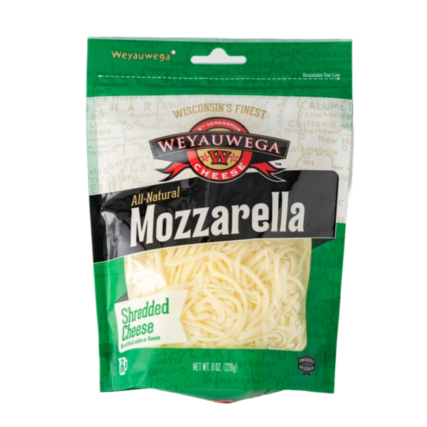 Weyauwega Cheese Mozzarella Shredded Cheese