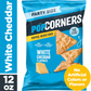 PopCorners Popped Corn Snacks White Cheddar Flavored