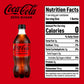 Coca Cola Zero Sugar Soda Bottle