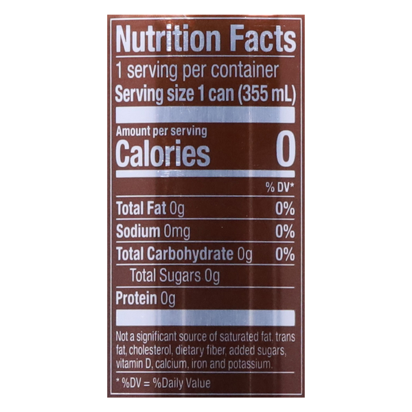 Zevia Soda, Zero Sugar, Ginger Root Beer