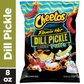 Cheetos Puffs Cheese Snacks Flamin Hot Dill Pickle