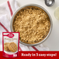 Betty Crocker Peanut Butter Cookie Mix, Makes twelve (12) 2-inch Cookies