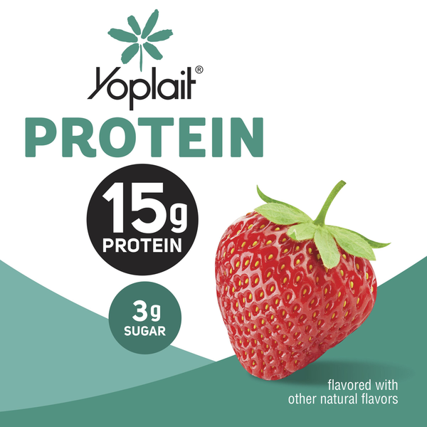 Yoplait Protein Strawberry Yogurt Cultured Dairy Snack Cup