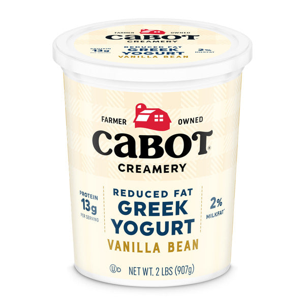 Cabot Greek Yogurt Reduced Fat Vanilla Bean