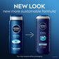 NIVEA Men Cool 3-in-1 Body Wash Menthol + Yuzu