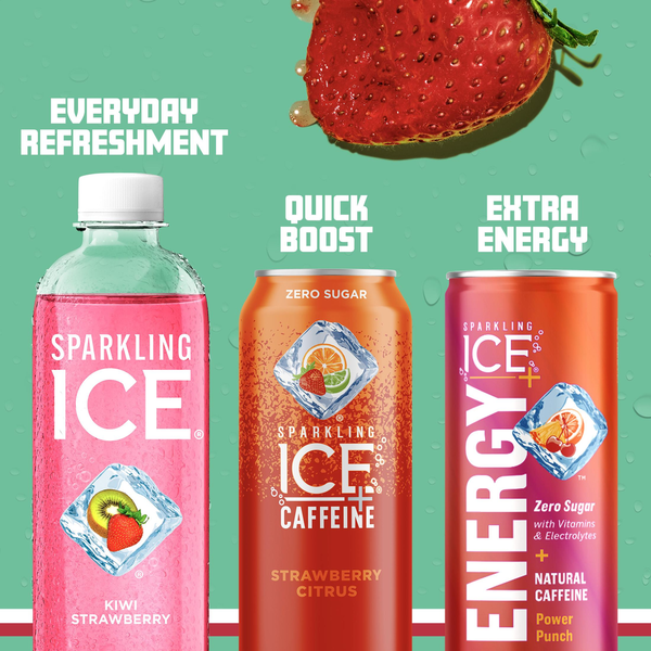Sparkling Ice® Zero Sugar Kiwi Strawberry Sparkling Water