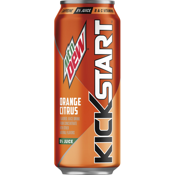 Mountain Dew Kickstart Orange Citrus Energizing Juice Drink