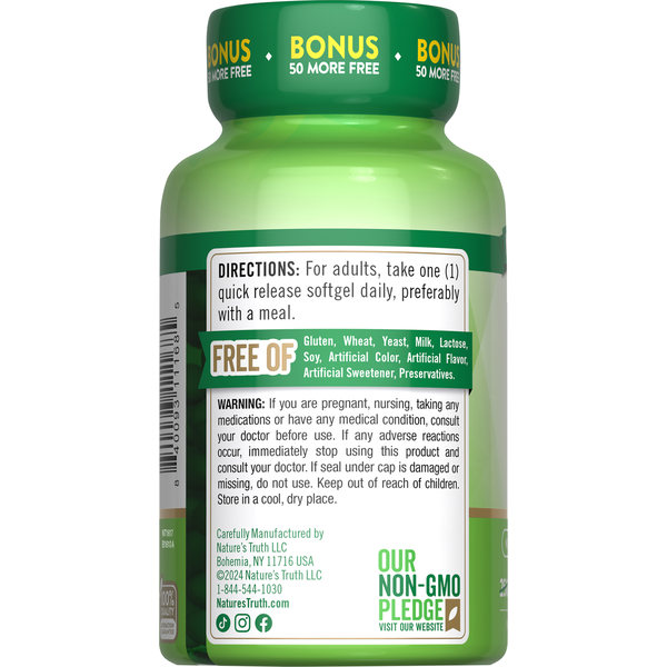 Nature's Truth Vitamin D Softgels