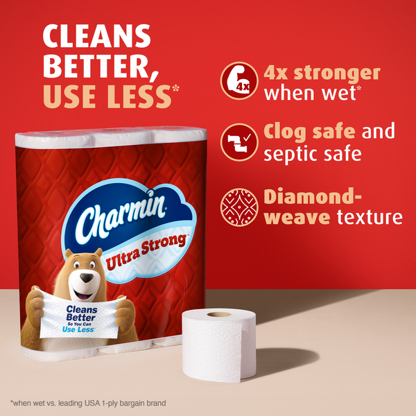 Charmin Ultra Strong Toilet Paper Mega Rolls