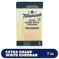 Tillamook Farmstyle Extra Sharp White Cheddar Cheese Slices, 7oz, 8ct