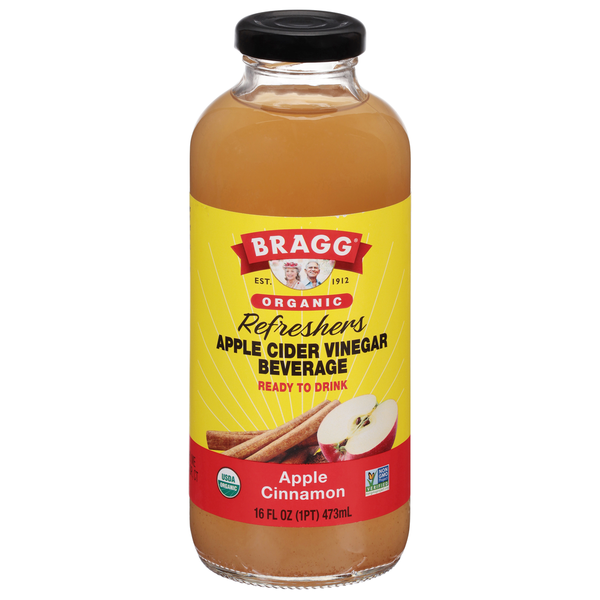 Bragg Apple Cider Vinegar Beverage, Apple Cinnamon, Organic