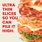Hillshire Farm Ultra Thin Sliced Deli Lunch Meat, Oven Roasted Turkey Breast and Honey Ham, 16 oz
