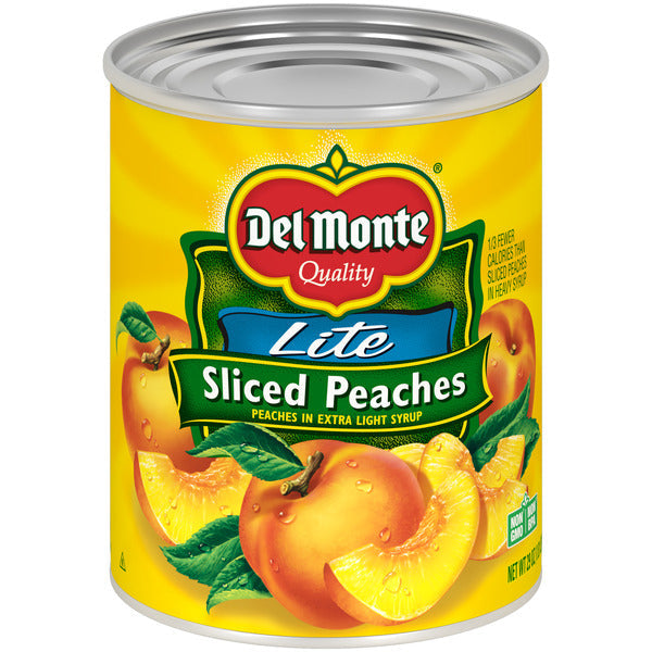 Del Monte Lite Sliced Peaches in Extra Light Syrup