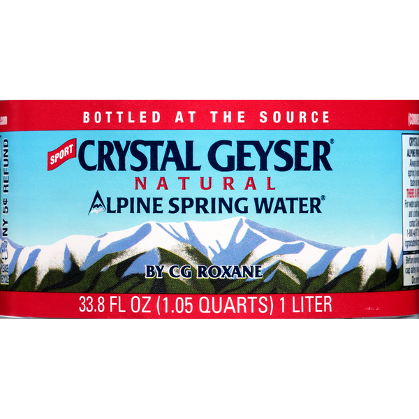 Crystal Geyser Natural Alpine Spring Water