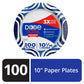 DIXIE Paper Plates, 10 Inch Dinner Plate (Designs May Vary)